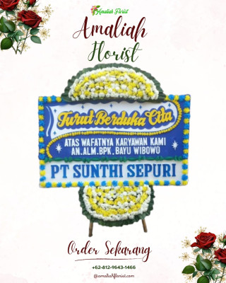 Papan Bunga Duka di Juata Laut